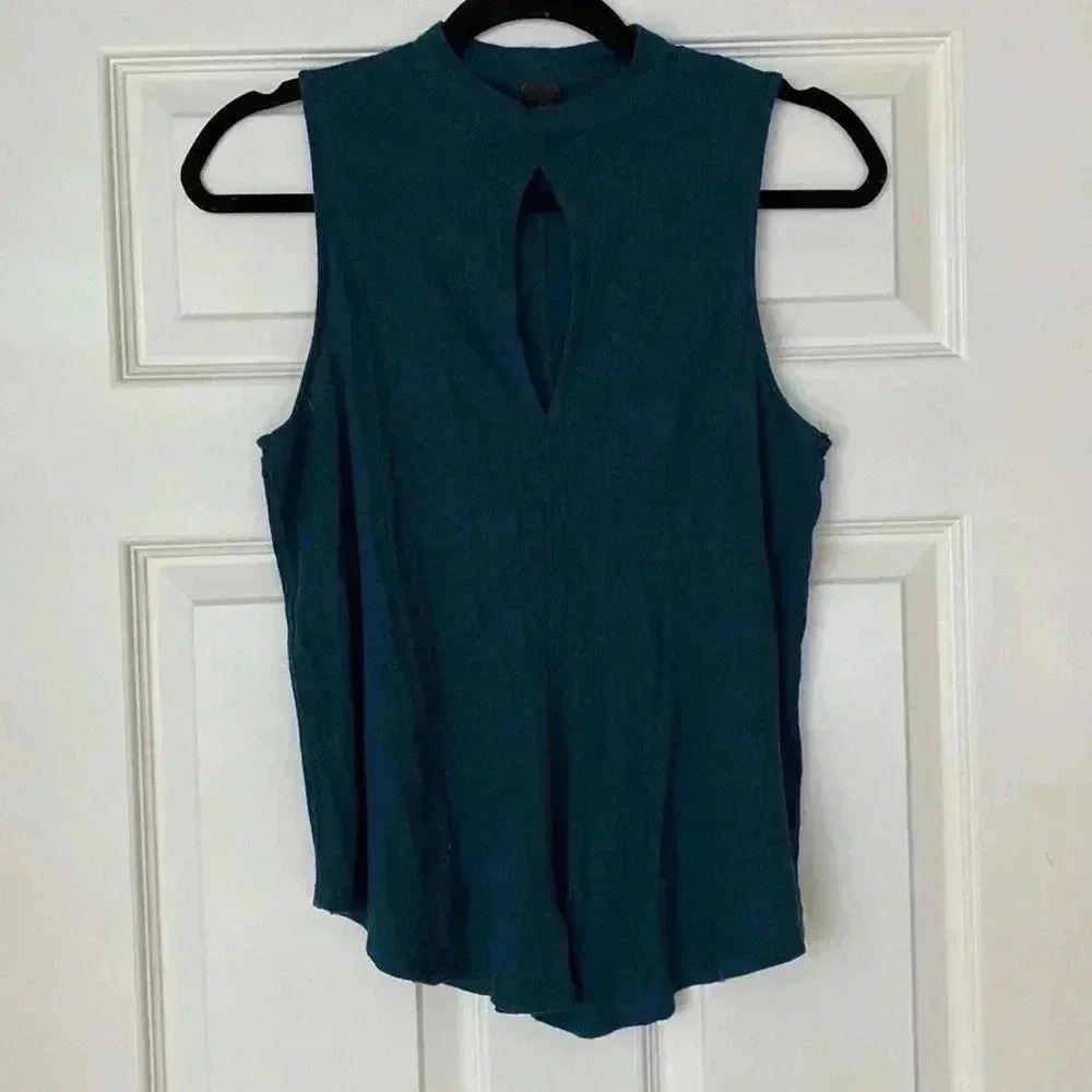 Free People Faye Keyhole Ribbed Top - Picture 5 of 8